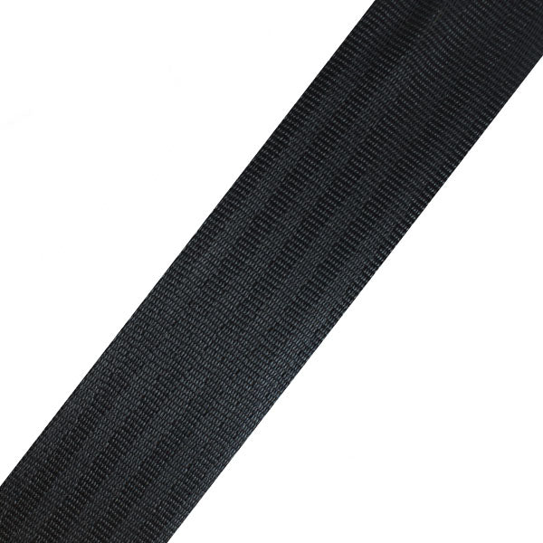 48mm Seat Belt Webbing – Black – Westward Rope and Wire